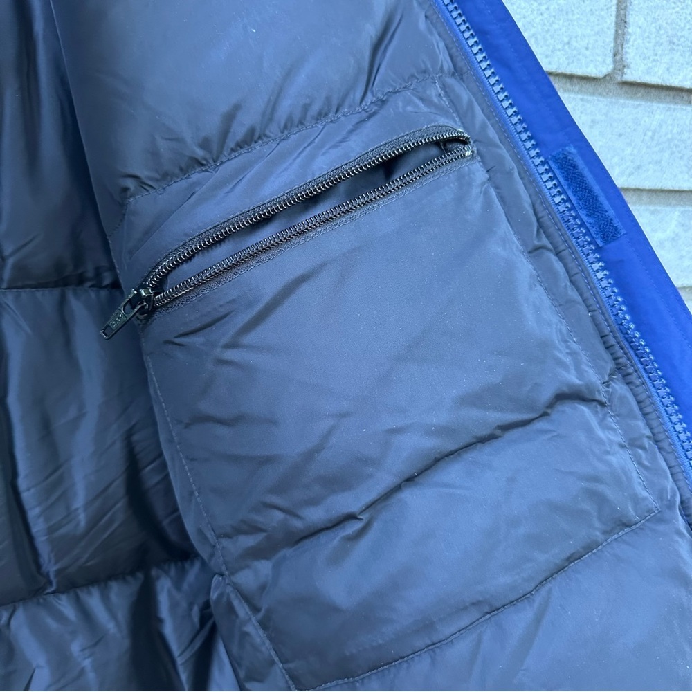 L.L.Bean Goose Down Parka Jacket Men’s XL Blue Winter Coat Nylon Shell - Picture 15 of 15